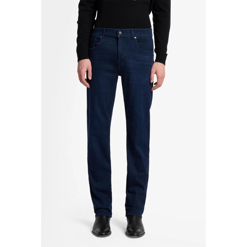 7 For All Mankind Luxe Sport Slimmy Jeans Mid Waist Slim Fit Mens Size 29